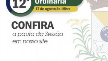 Pauta da Sessão Ordinária