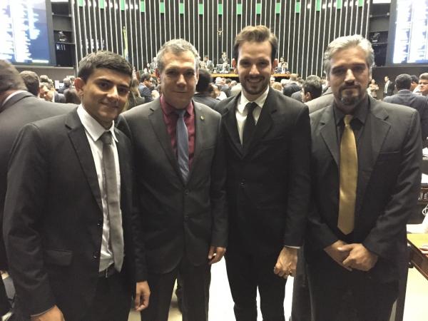 Hernandes César, Deputado Zé Silva, Rodrigo Zara e Tulio Moreira