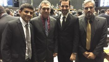 Hernandes César, Deputado Zé Silva, Rodrigo Zara e Tulio Moreira